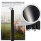 Newhouse Lighting 9 ft. 8 in. Outdoor String Light Poles for Outside Lights for Garden, Patio and Backyard Decor, 2PK NHSLP-2P - alternate 5
